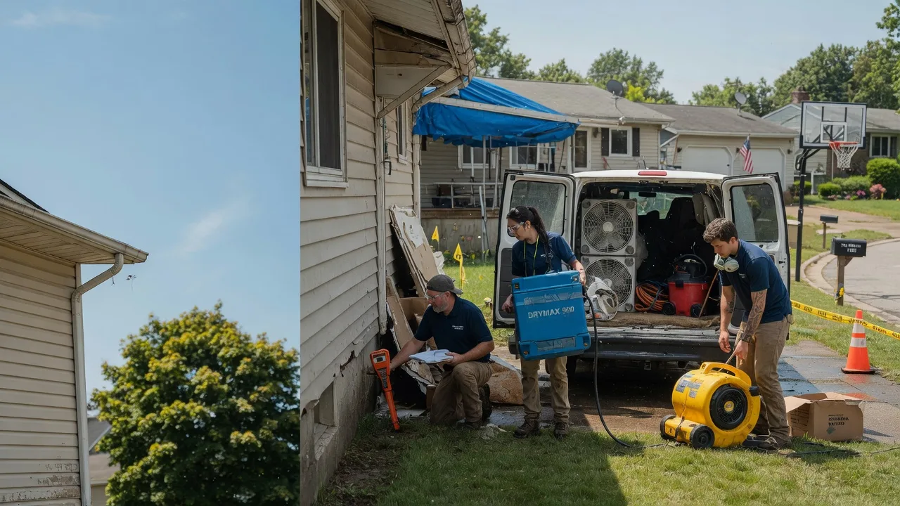 Ceiling Leak Cleanup in Marysville, PA near me